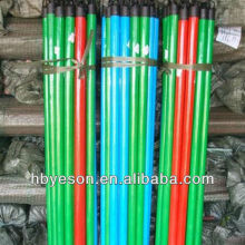 pvc cover wood broom stick 2.2*120cm
