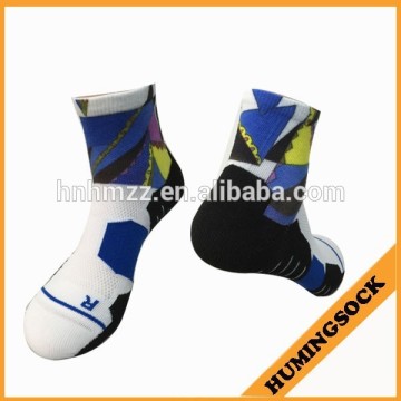Athletic Premium Polyester Printed Socks With Reinforced Toe and Heel
