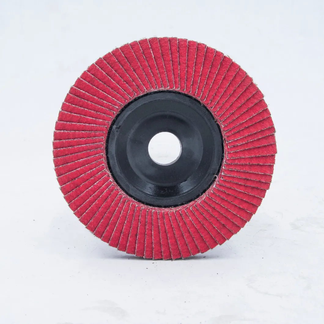 100*15mm Flap Disc for Japanese Market Polishing Disc Grinding Disc Fiberglass Backing