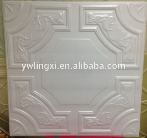 500x500mm light weight styrofoam ps ceiling tile Polystyrene material