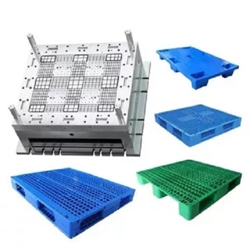 Grid Nine piedi stampi pallet in plastica singola