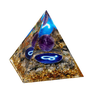 Orgonite Pyramid for Virgo Positive Energy Attracts Lucky Success