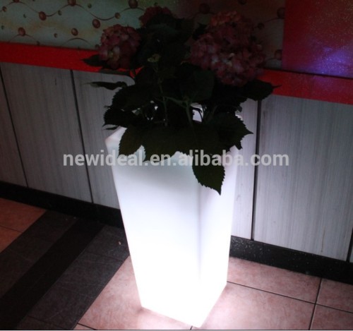 rotomolding LED planter,flower pot for home ,garden , hotel , bar decoration