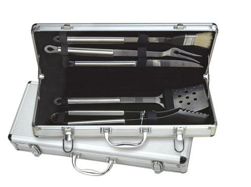 Stainless Steel Barbecue Tool Set with Customized Packaging