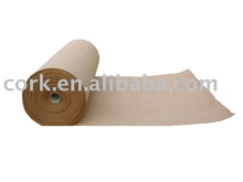 best quanlity 0.8-10mm Cork roll for message board, wall covering and underlayment