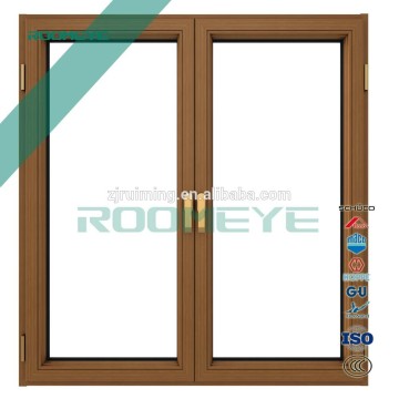 aluminum - wood swing window