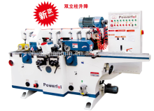 Automatic high speed 4 side planer moulder with 5 spindles