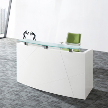 Hotel Exhibition Corner Office Furniture: Reception Counter Desk