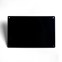 Laser Marking Black Aluminum Nameplates