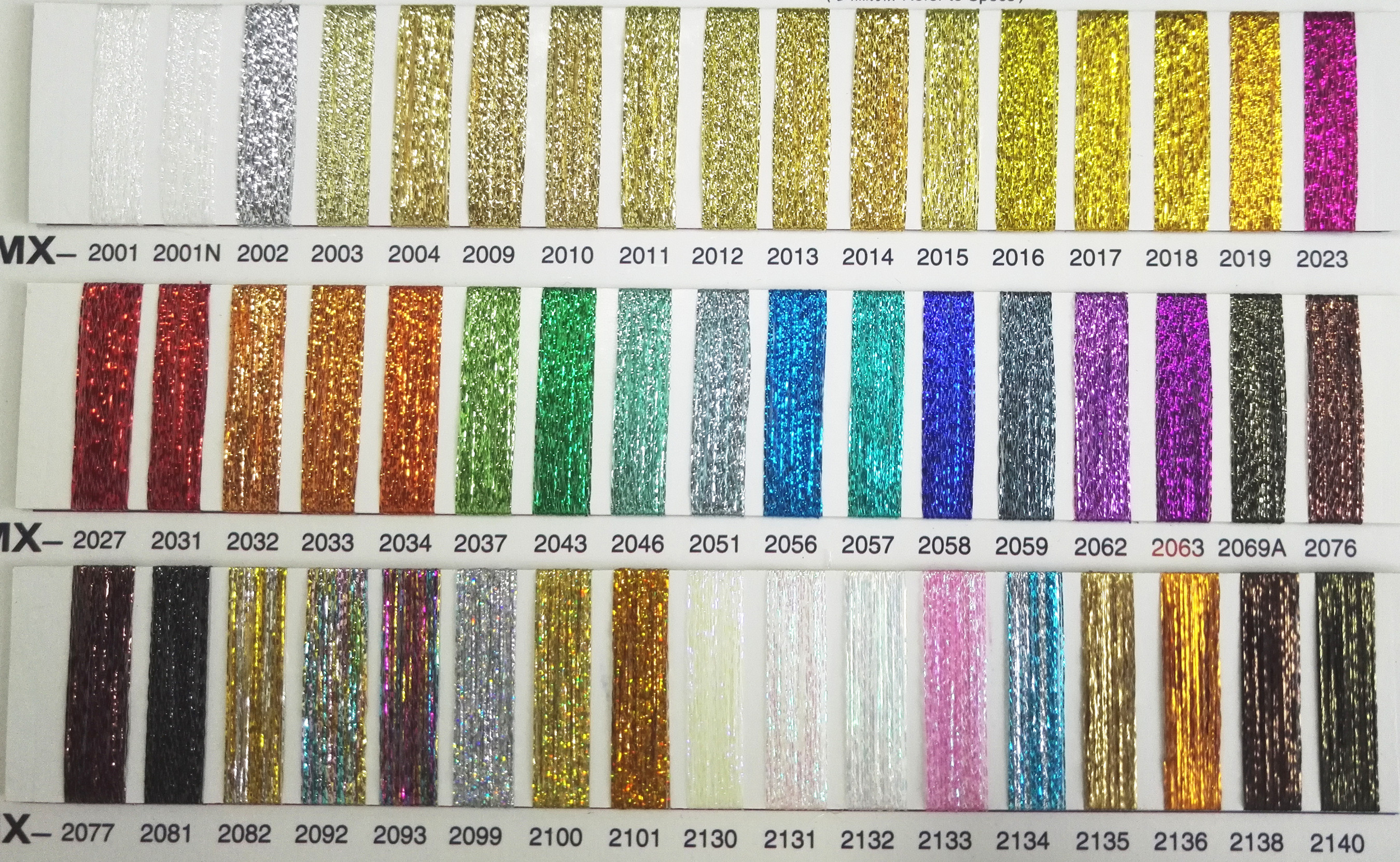 J type Fashion mix colors Click to view the color card blended polyester 23% metallic yarn