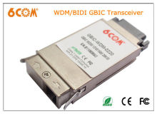 Single Mode Sfp Optical Transceivers 1.25g Wdm Bidi , 1550nm Sfp Modules