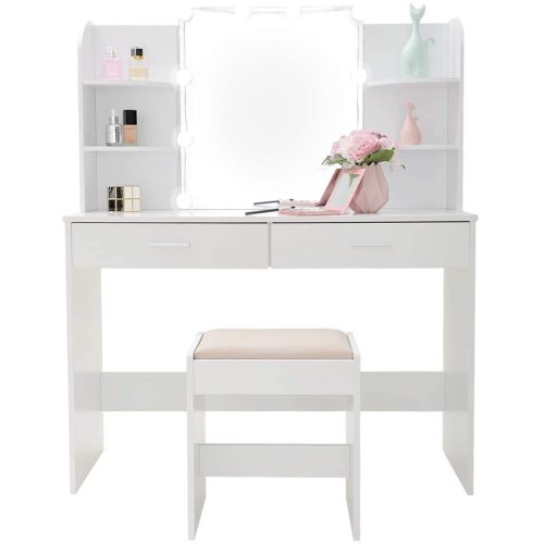 Large Vanity Set with 10 Light Bulbs