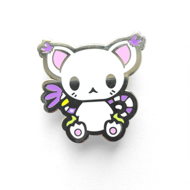 DIY high quality free design hard enamel pin with shiny lovely figures