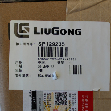 Válvula solenoide de cierre SP129235 para cargador de ruedas Liugong