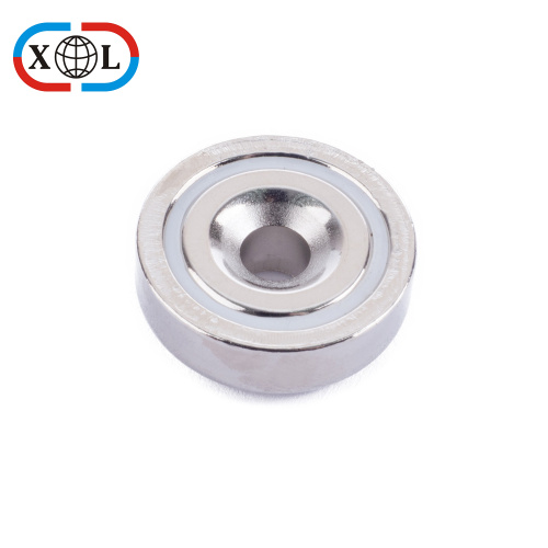 Nickel Plating pot magnet with screw hole