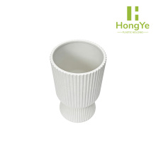 Striped Flower Bud Pot for Indoor Plants