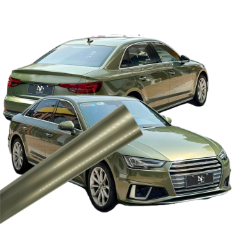 Liquid Metal Shining Night Green Car Wrap