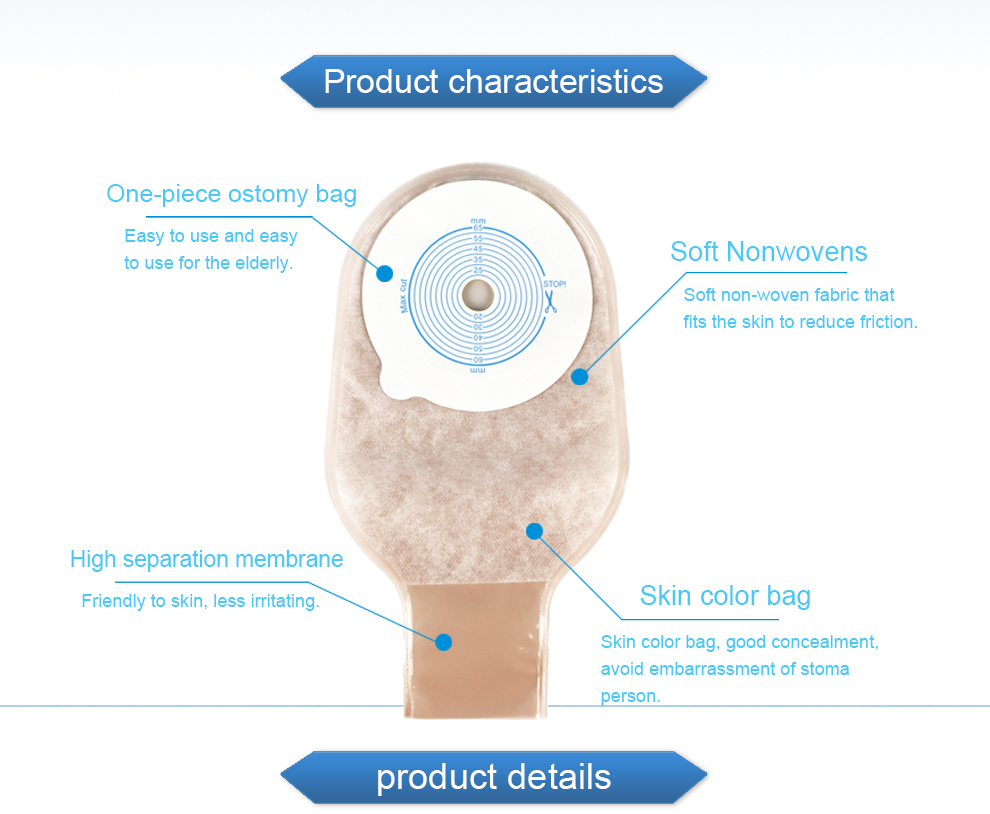 Colostomy Bag Care One-Piece Stoma Disposal Colostomy Bag Surgery