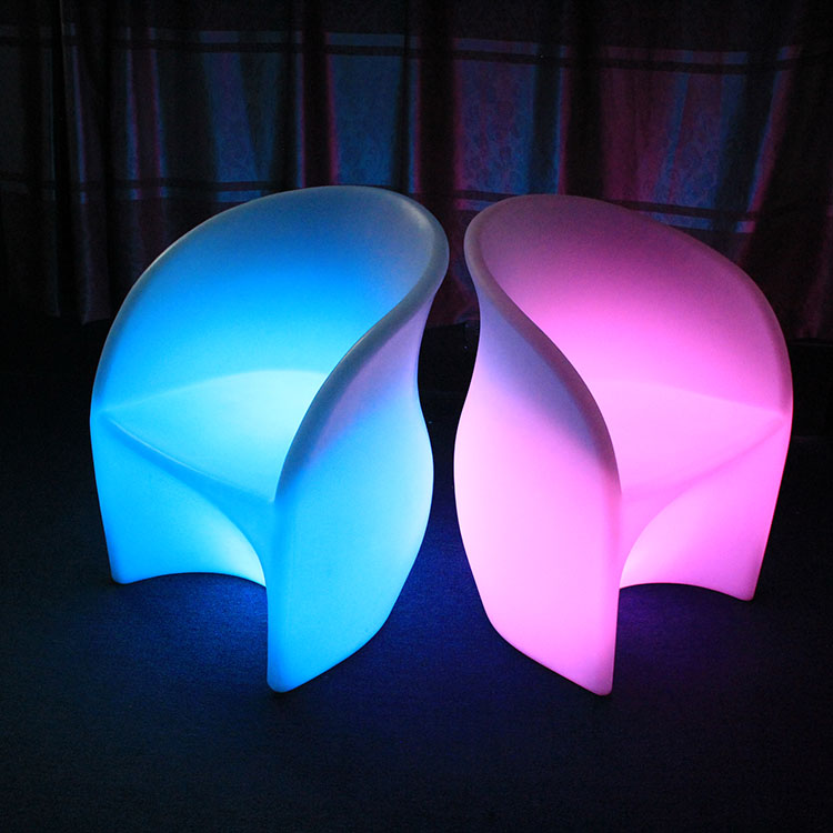 Rechargeable Illuminated Led Bar Chair