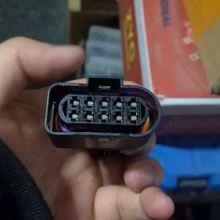 LED Headlight Assembly with Connector