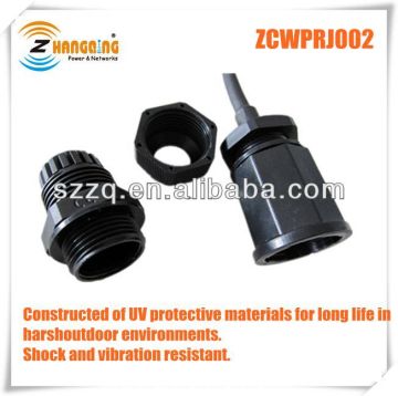 Shielded RJ45 ethernet waterproof connector ZCWPRJ002