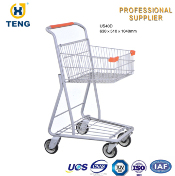 USA Style high quality Grocery Cosmetics Tray Shopping Cart