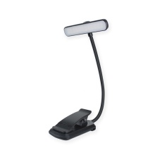 USB Rechargeable Flexible LED Clip-On Book Reading Light