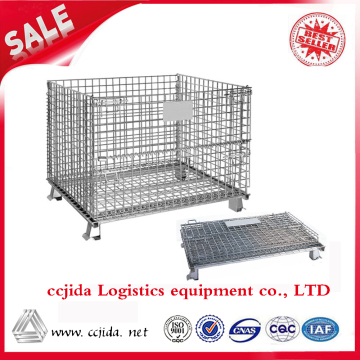 Folding Steel Cage Wire Mesh Storage Cage
