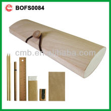 NATURE SKIN WOOD PENCIL CASE SET