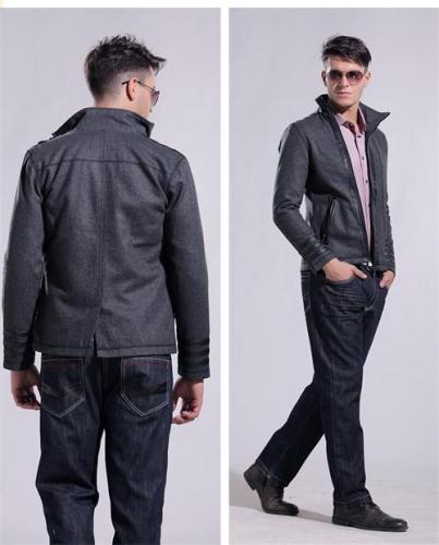 Men Leisure Wool Coat