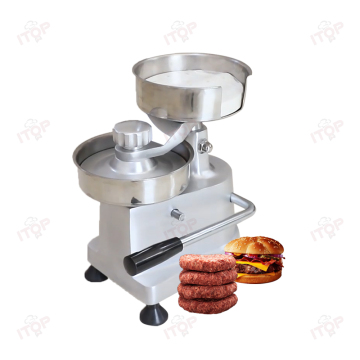 100mm Small Manual Hamburger Patty Maker Aluminum Hamburger Press Machine