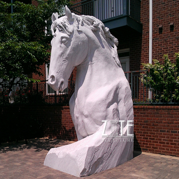 Fine Workmanship marble horse head statue