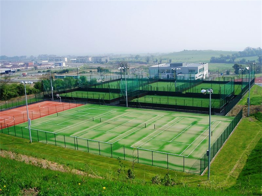 Green PVC Coated Common Chain Link Mesh Fence