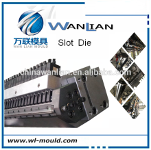 coated film plastic extrusion flat plastic mold slot die