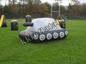 cheap inflatable paintball bunkers field, custom paintballs inflatable tank