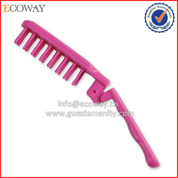 2015 Factory Wholesale Hotel Disposable Plastic Folding Hair Combs