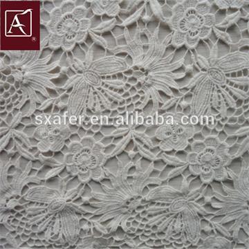 Water Soluble/ Chemical Lace Embroidery Fabric For Garment