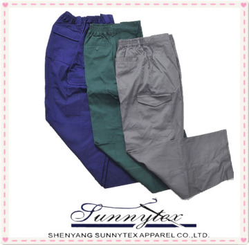 Mens Twill Multi-pocket Work Pants