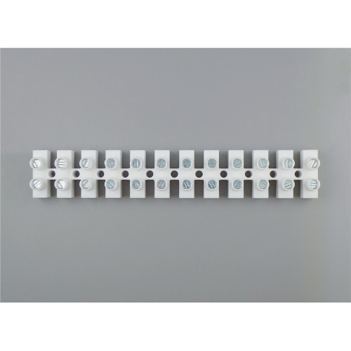 terminal strips made of polypropylene flat base