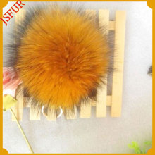 2016 newest bag real raccoon pompom keychain accessory