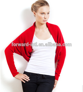 Fashion women cashmere knitted shrug