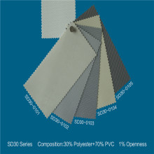 Decorative 89mm Blockout Fabric vertical blind