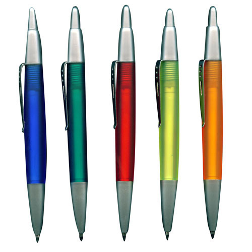 Plastic Half Metal Ball Pen