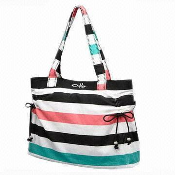 Lovely Cotton Beach Bag, Various Sizes and Designs are Available, Eco-friendly, Can be Recycled