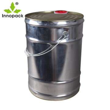 20Liter black metal drums barrel with spout