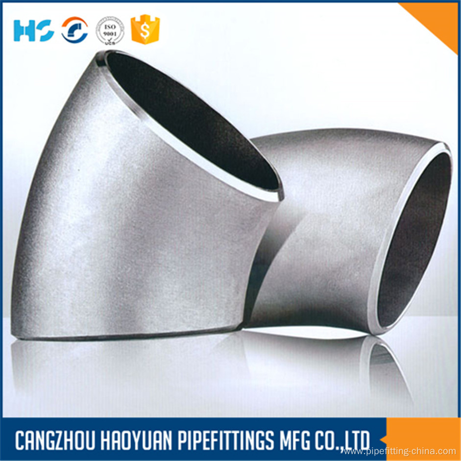 ASTM A234WPB 45Degree Seamless Steel Fittings Elbow