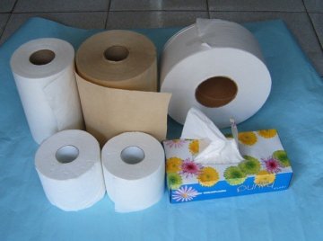 Jumbo roll toilet tissue