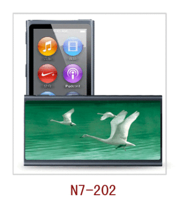 Swam Picture Ipod Nano7 Case With 3d Picture Movie Effect,pc Case Rubber Coated,multiple Colors Available 