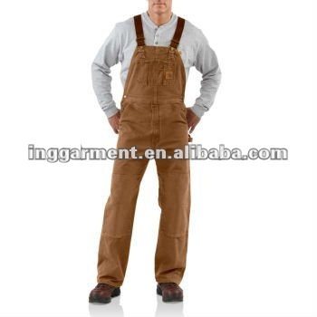 Canvas Work Dungaree Bib-pants