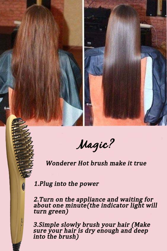 Hair Straightening Brush